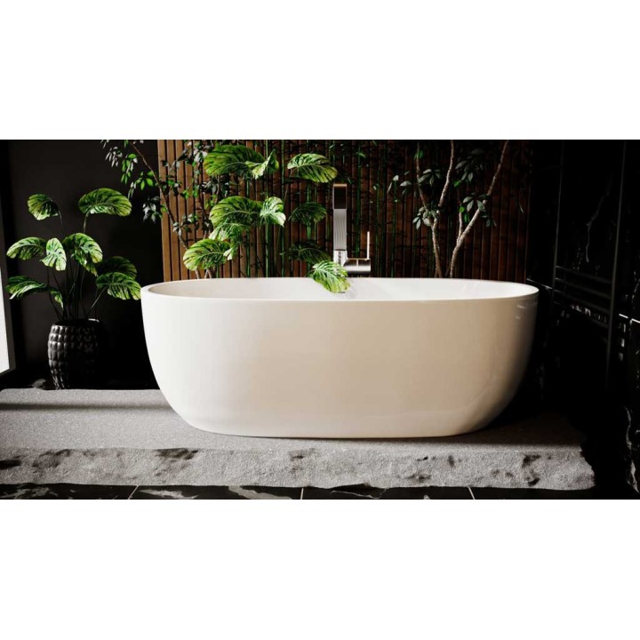 Wanna wolnostojąca AD naturalnie OTEMMA 1500x750x580mm z przelewem AWW-006-150ZP