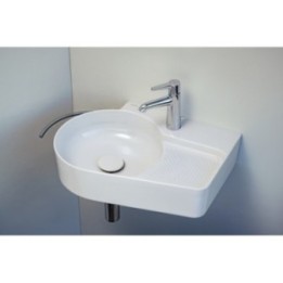 Umywalka ścienna Laufen Val 530x400 mm z otw. biały mat H8152887571061