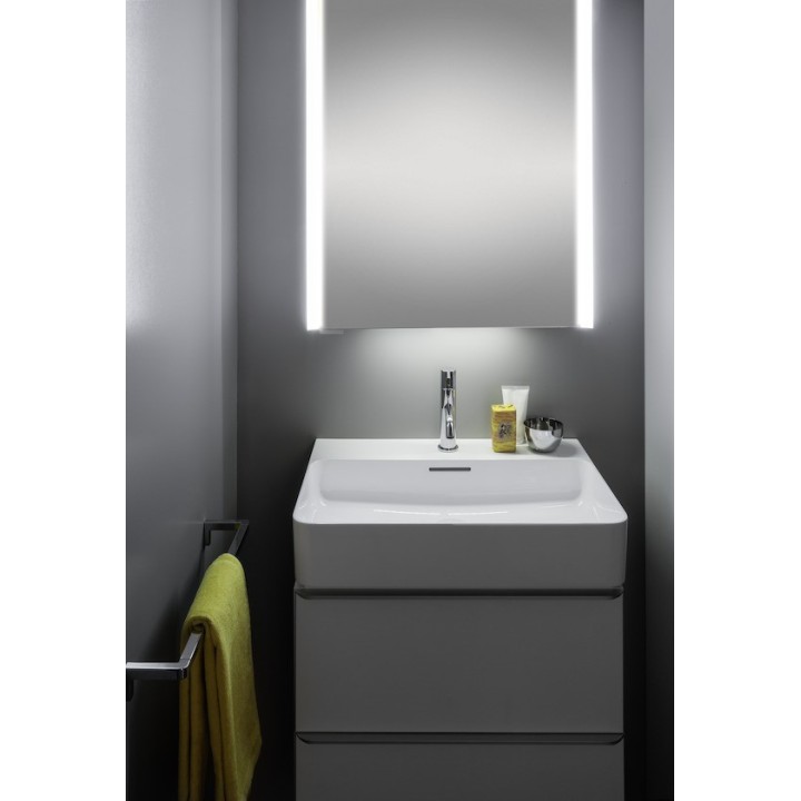 Umywalka Laufen Val 650x420 mm bez otw. biały mat H8102847571091