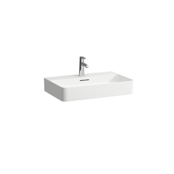 Umywalka Laufen Val 650x420 mm szlifowana z otw. biały mat H8162847571041