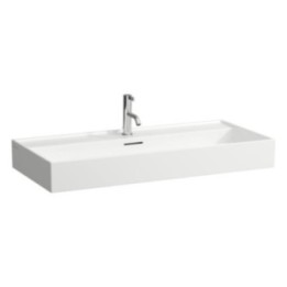 Umywalka 1000x460 mm LAUFEN KARTELL z otw. czarny mat H8103377161041