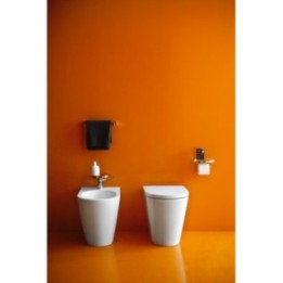Bidet stojący Laufen Kartell 370x560 mm czarny mat H8323317163021