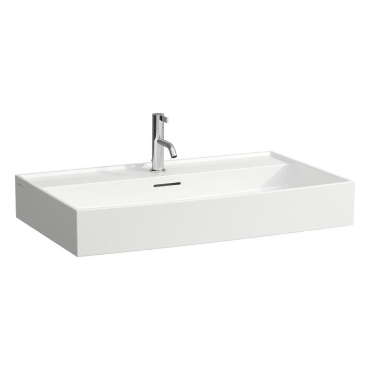 Umywalka 800x460 mm LAUFEN KARTELL bez otw. grafit mat H8103367581091