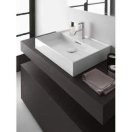 Umywalka Laufen Kartell 500x460 mm bez otw. grafit mat H8103327581091
