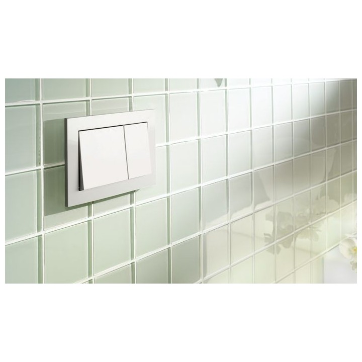 Tece Base przycisk spłukujący do WC biały 9240700