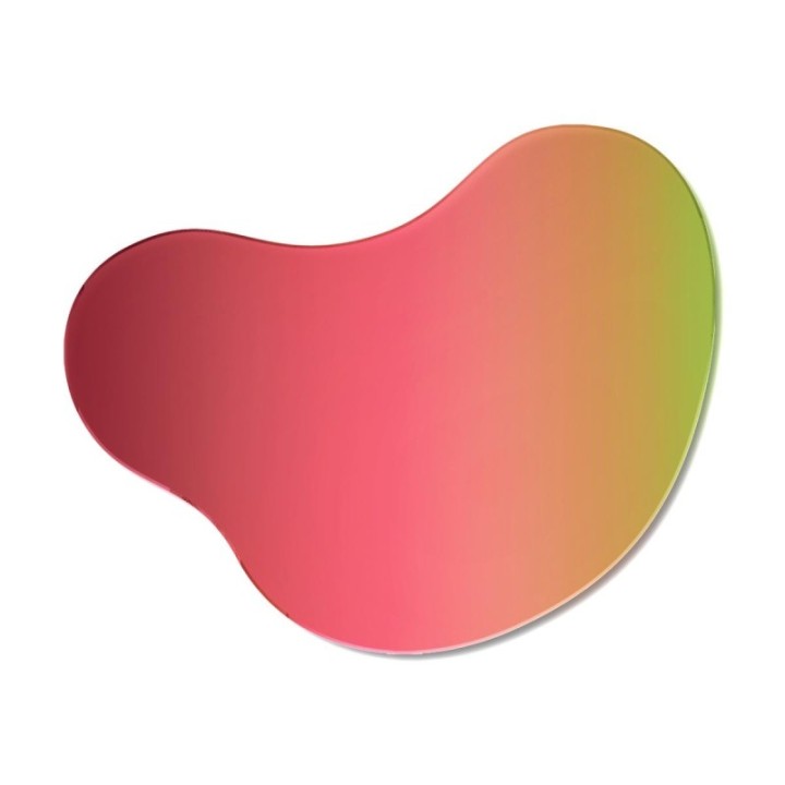 Lustro 100x81 cm GIERADESIGN PLAMA NO.5 RAINBOW tęczowe PLA/5/RB/C