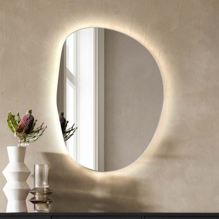 Lustro 60x80 cm GIERADESIGN PLAMA NO.2 4000K PLA/2/LED/4000K/60x80