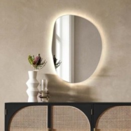 Lustro 70x94 cm GIERADESIGN PLAMA NO.2 3000K PLA/2/LED/3000K/70x94