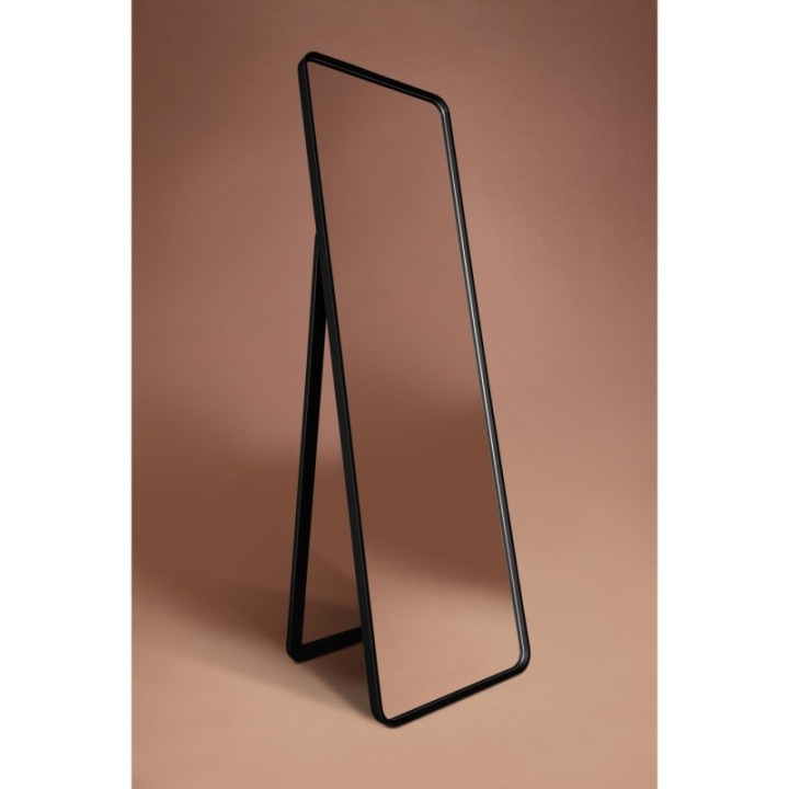Lustro stojące 50x170 cm GIERADESIGN BILLET czarne BIL/SL/B/ST