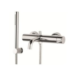 Bateria wannowa ścienna Emmevi Filo chrom 85001BCR