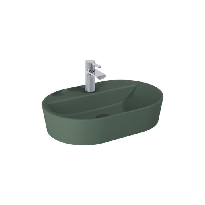 Umywalka 61.2x13.2x41 cm ELITA BABETTE forest green matt 146043