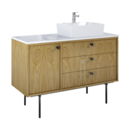 Szafka 120x54x45.6 cm ELITA LEGACY 120 3S 1D P dąb naturalny 168914
