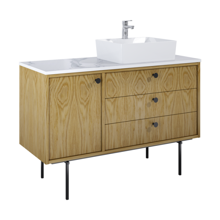 Szafka 120x54x45.6 cm ELITA LEGACY 120 3S 1D P dąb naturalny 168914