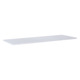 Blat łazienkowy 140x46x2 cm ELITA TERRAZZO biały mat 168542