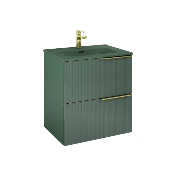 Szafka 60x63,5x45,3 cm ELITA SOHO 60 2S forest green matt 169081