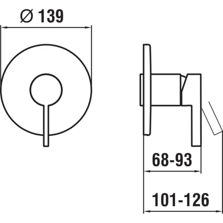 Bateria natryskowa do SIMIBOX LAUFEN KARTELL szczotkowana stal H3313360900001
