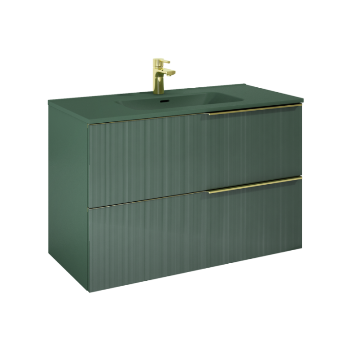 Szafka podumywalkowa 100x63,5x45,3 cm ELITA SOHO 100 2S forest green matt 169085