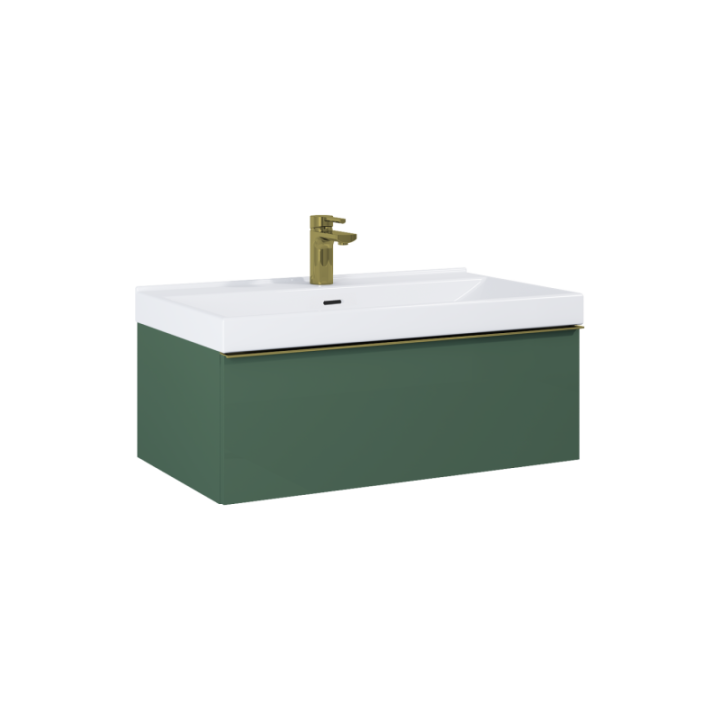 Szafka podumywalkowa 80x28,1x44,9 cm ELITA LOOK 80 1S forest green matt 168560