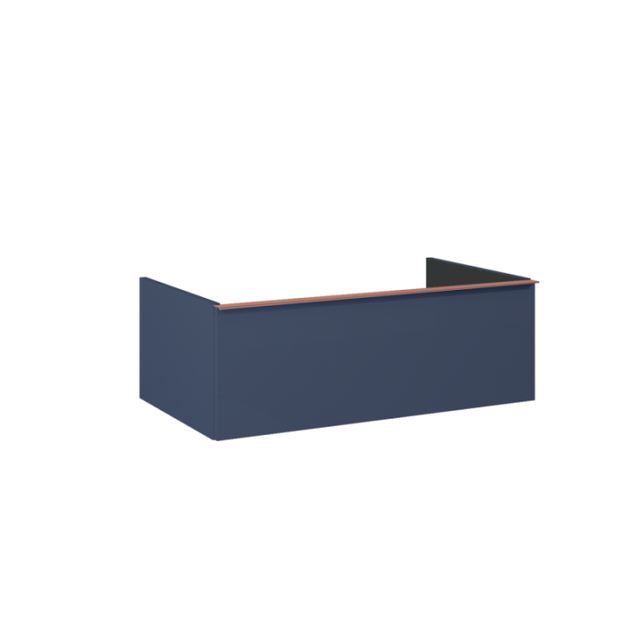 Komoda 80x28,1x44,9 cm ELITA LOOK 80 1S navy blue matt 168579