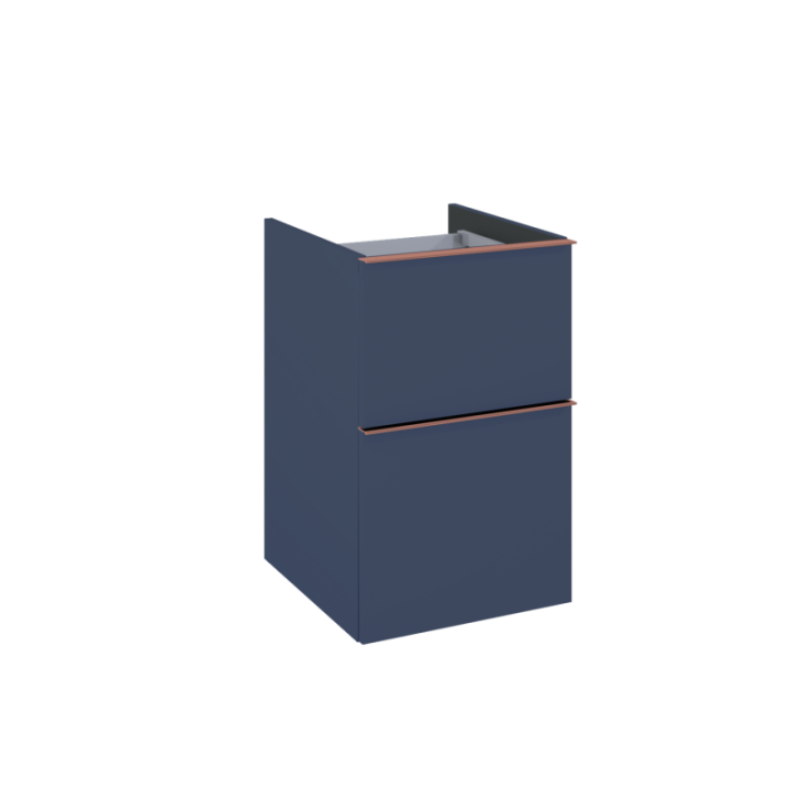 Komoda 40x63,5x44,9 cm ELITA LOOK 40 2S navy blue matt 168583