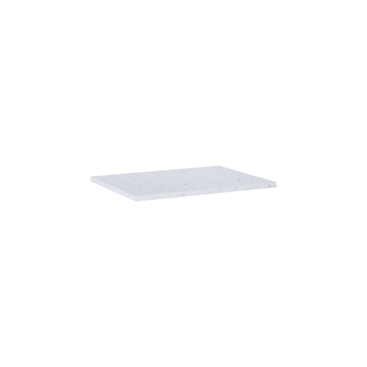 Blat łazienkowy 60x46x2 cm ELITA ELISTONE TERRAZZO biały mat 168538