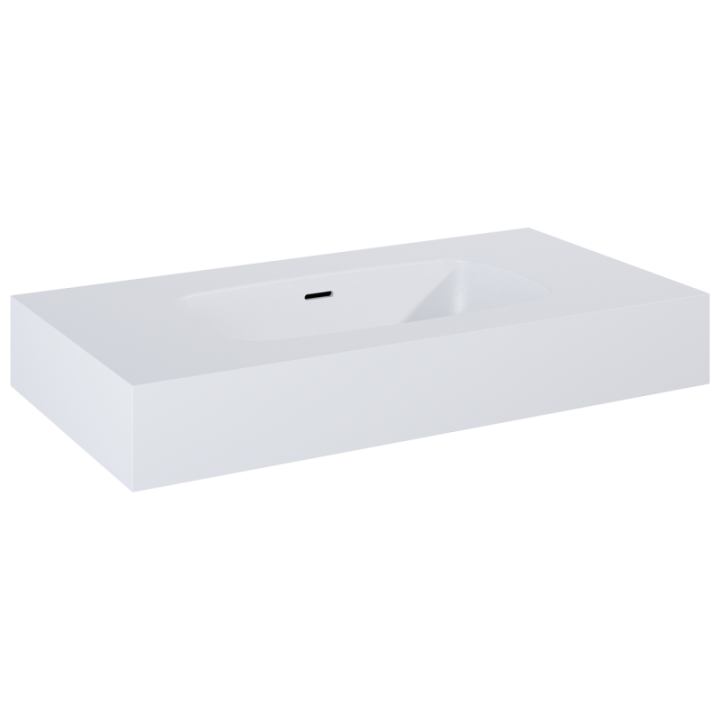 Umywalka ścienna 80,6x12x46 cm ELITA DIMPLE 80 biały mat 168852