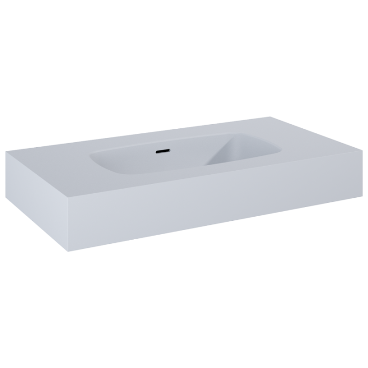Umywalka ścienna 80,6x12x46 cm ELITA DIMPLE 80 stone mat 168853