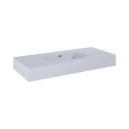 Umywalka ścienna 100,6x12x46 cm ELITA DIMPLE 100 stone matt 168861