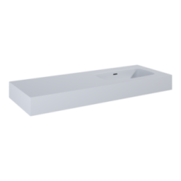 Umywalka 121x12x46 cm ELITA DIMPLE 120 z prawej stone matt 168877
