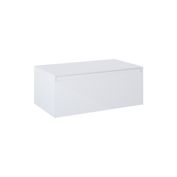 Komoda z blatem 80x31,9x45,8 cm ELITA SPLIT 80 1S biały połysk 169106
