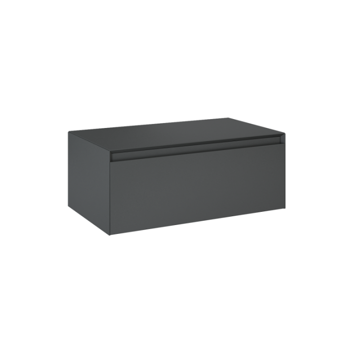 Komoda z blatem 80x31,9x45,8 cm ELITA SPLIT 80 1S antracyt mat 168933
