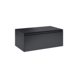 Komoda z blatem 80x31,9x45,8 cm ELITA SPLIT 80 1S czarny mat 168934