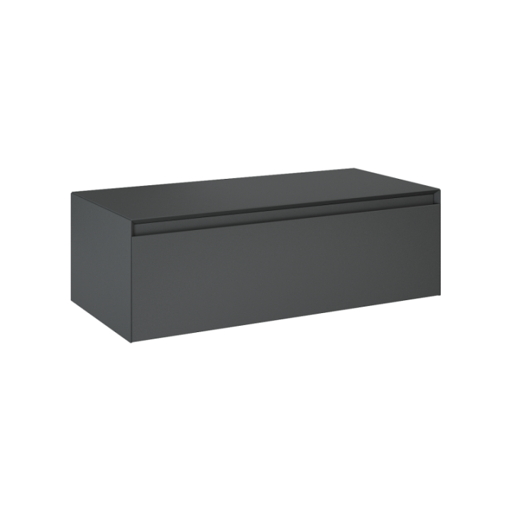 Komoda z blatem 100x31,9x45,8 cm ELITA SPLIT 100 1S antracyt mat 168940