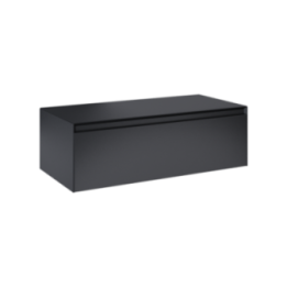 Komoda z blatem 100x31,9x45,8 cm ELITA SPLIT 100 1S czarny mat 168941
