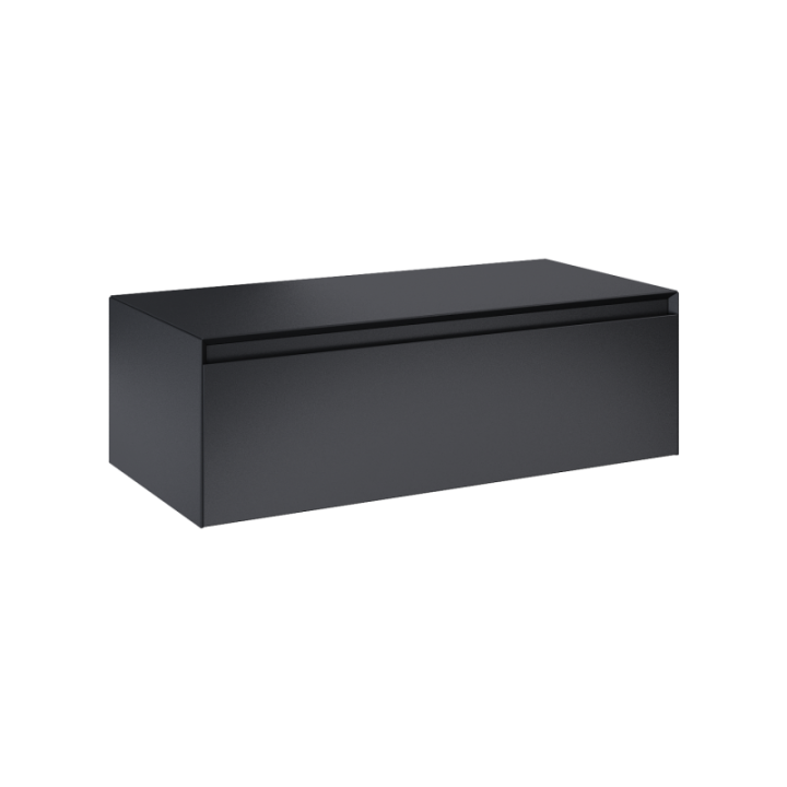 Komoda z blatem 100x31,9x45,8 cm ELITA SPLIT 100 1S czarny mat 168941
