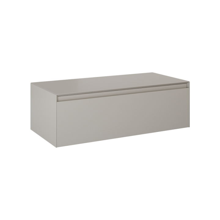Komoda z blatem 100x31,9x45,8 cm ELITA SPLIT 100 1S fume matt 168944
