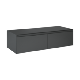 Komoda z blatem 120x31,9x45,8 cm ELITA SPLIT 120 2S antracyt mat 168947