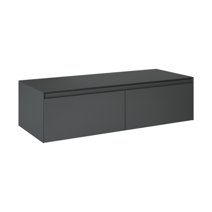 Komoda z blatem 120x31,9x45,8 cm ELITA SPLIT 120 2S antracyt mat 168947