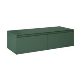 Komoda z blatem 120x31,9x45,8 cm ELITA SPLIT 120 2S forest green matt 168950
