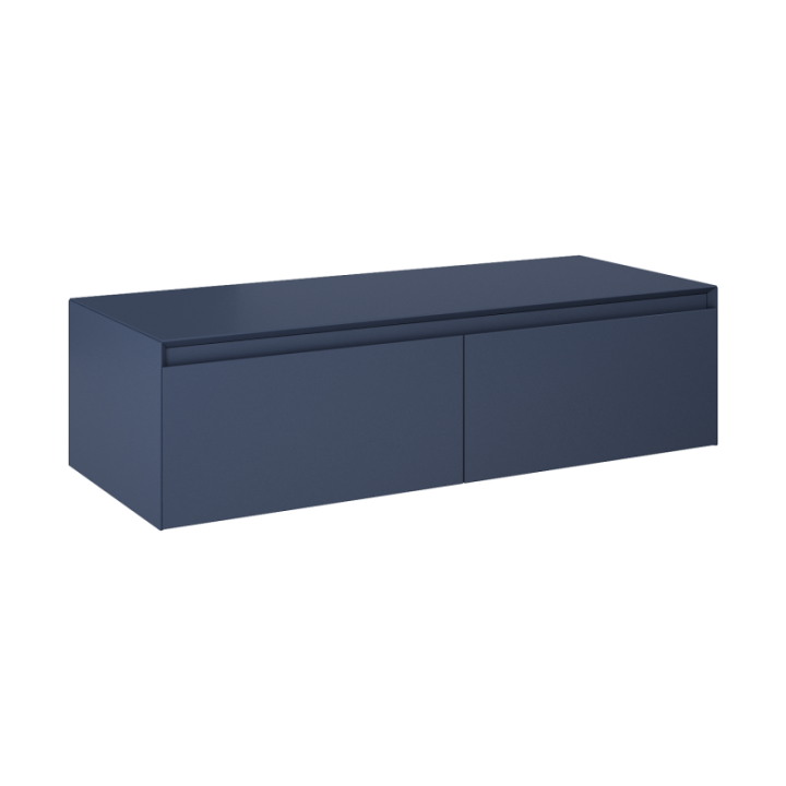 Komoda z blatem 120x31,9x45,8 cm ELITA SPLIT 120 2S navy blue matt 168949