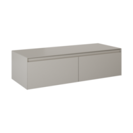 Komoda z blatem 120x31,9x45,8 cm ELITA SPLIT 120 2S fume matt 168951
