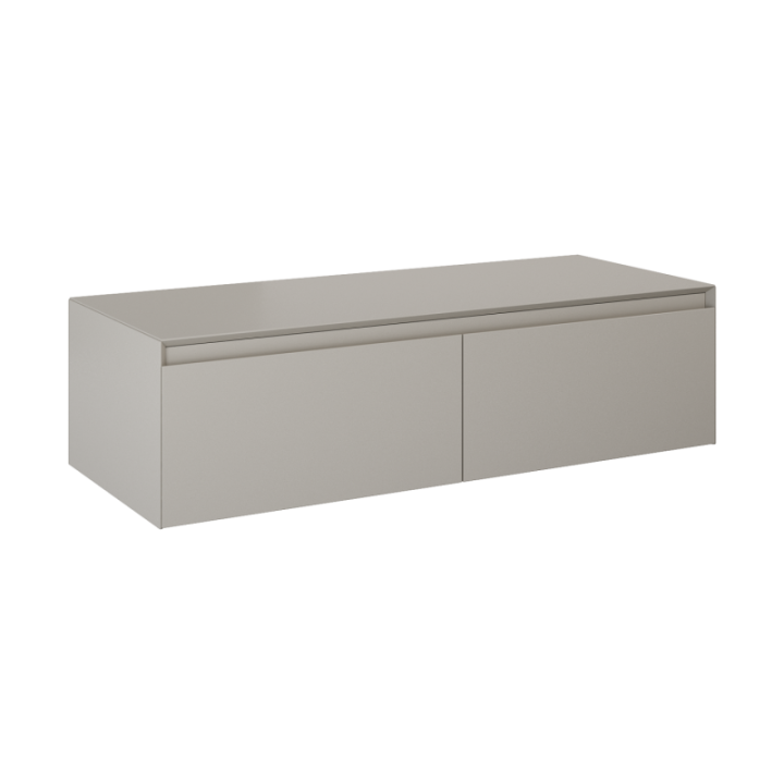Komoda z blatem 120x31,9x45,8 cm ELITA SPLIT 120 2S fume matt 168951