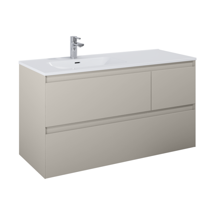 Szafka 120x63,5x45,8 cm ELITA SPLIT 120 3S L fume matt 169023