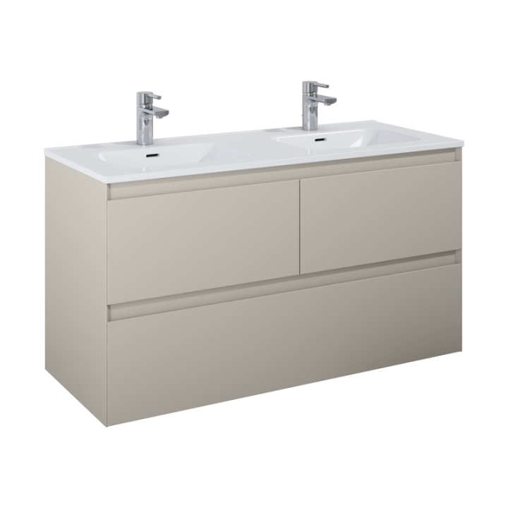 Szafka 120x63,5x45,8 cm ELITA SPLIT 120 3S fume matt 169029