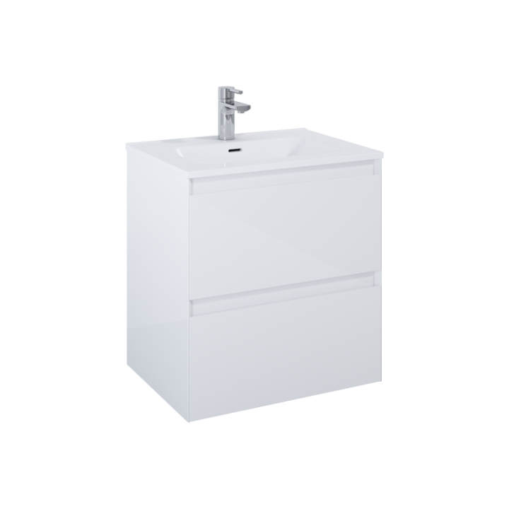 Szafka 60x63,5x45,8 cm ELITA SPLIT 60 2S biały połysk 169087