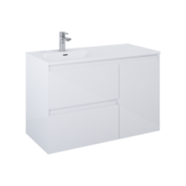 Szafka z koszem cargo 100x63,5x45,8 cm ELITA SPLIT 100 biały połysk 169089