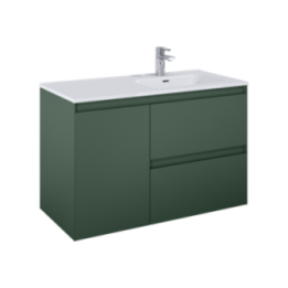 Szafka z koszem cargo 100x63,5x45,8 cm ELITA SPLIT 100 z prawej forest green matt 169007