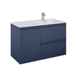 Szafka z koszem cargo 100x63,5x45,8 cm ELITA SPLIT 100 z prawej navy blue matt 169008