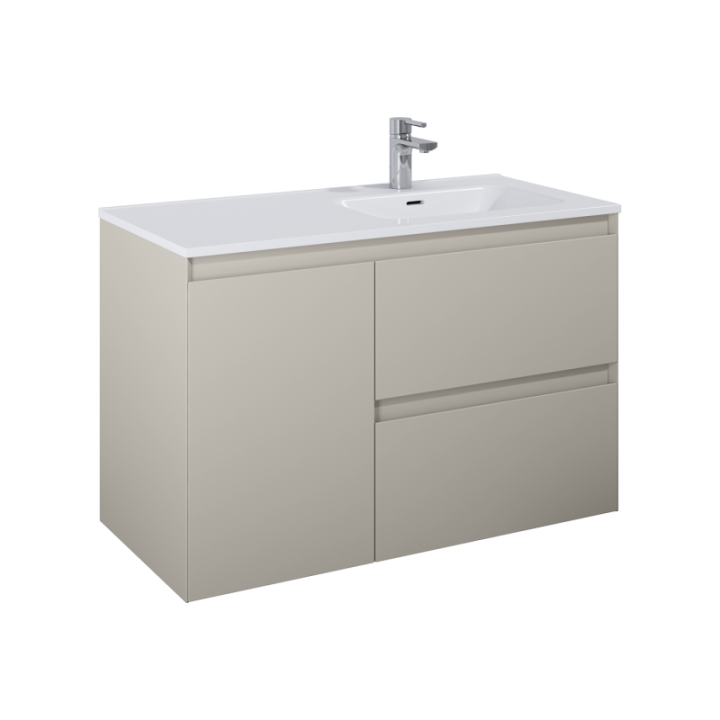 Szafka z koszem cargo 100x63,5x45,8 cm ELITA SPLIT 100 z prawej fume matt 169009