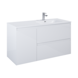 Szafka z koszem cargo 120x63,5x45,8 cm ELITA SPLIT 120 z prawej biały połysk 169094